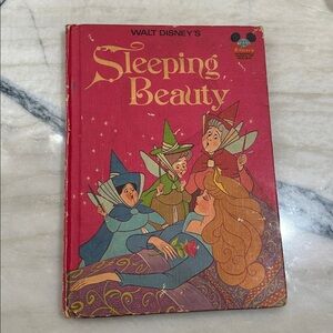 Vintage Sleeping Beauty Disney's Wonderful World of Reading 1974 HC Book